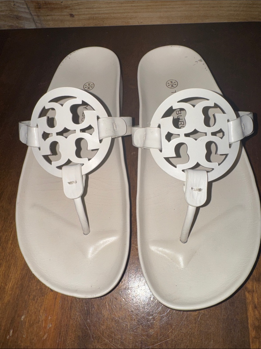 Tory Burch Miller Cloud in New Cream size 8.5 - Picture 4 of 5